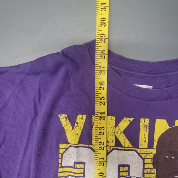 Vintage Adrian Peterson Minnesota Vikings Shirt Character NFL Team Apparel XXL - Picture 5 of 5